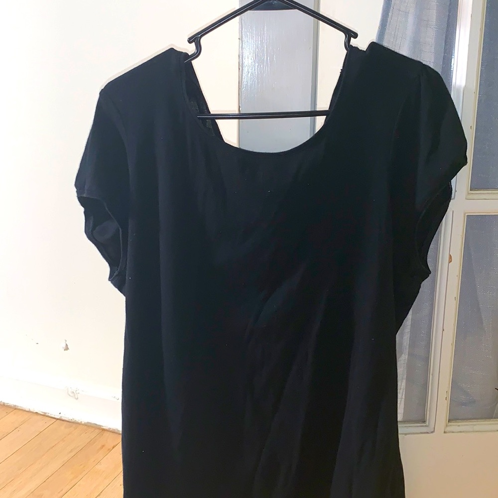 XXL Black Cap Sleeve Old Navy Tee